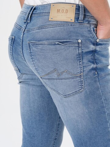 Coupe slim Jean M.O.D MIRACLE OF DENIM en bleu