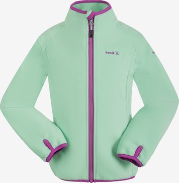 Kamik Athletic Fleece Jacket 'Linnea' in Green: front