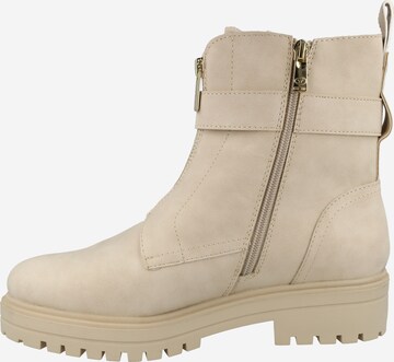 TOM TAILOR Ankle Boots in Beige