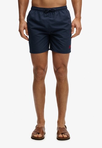 Shorts de bain 'Essential' Superdry & Co en bleu : devant