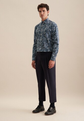 Coupe regular Chemise SEIDENSTICKER en bleu