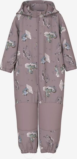 NAME IT Fato funcional 'NMFALFA08' em azul claro / verde claro / malva / laranja claro, Vista do artigo