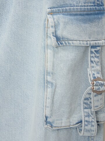 Pull&Bear Loosefit Jeans in Blau