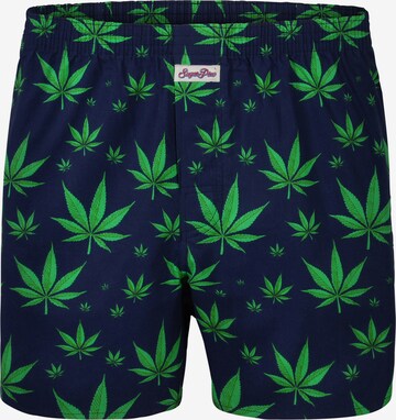 Boxers ' Webboxershorts weit Motive Print ' Sugar Pine en bleu : devant