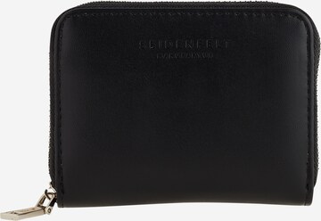 Seidenfelt Manufaktur Wallet 'Ylva' in Black: front