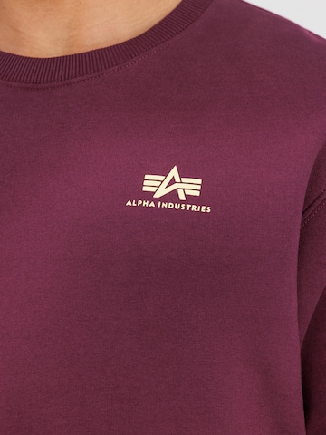 Sweat-shirt ALPHA INDUSTRIES en rouge