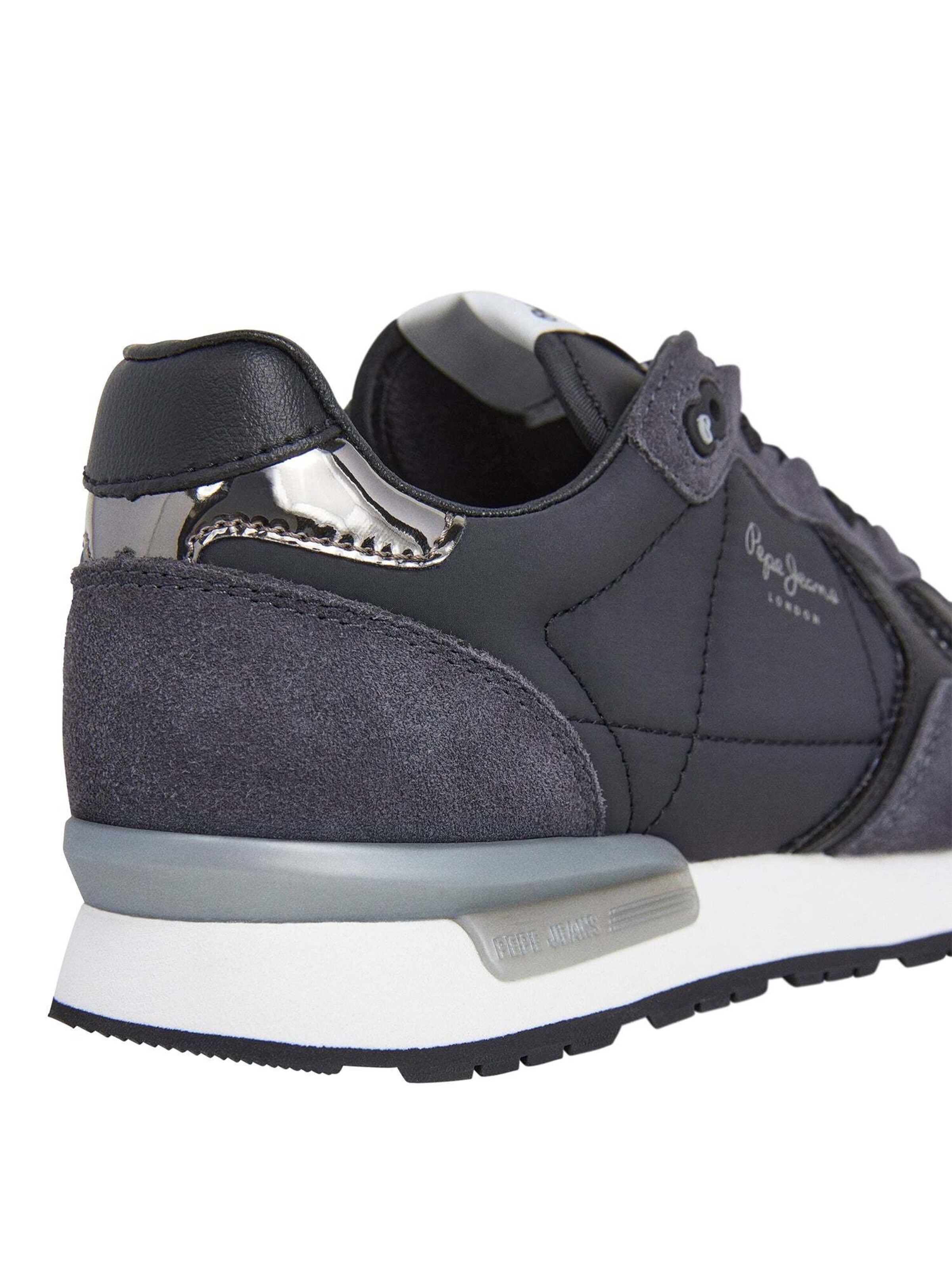 Pepe Jeans Sneaker 'Brit Mirror' in Schwarz