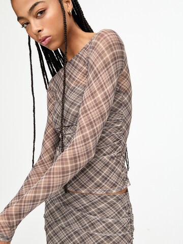 Pull&Bear Shirt in Brown