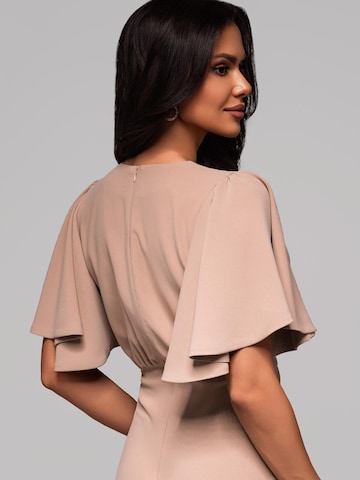 Ombre Evening dress in Beige