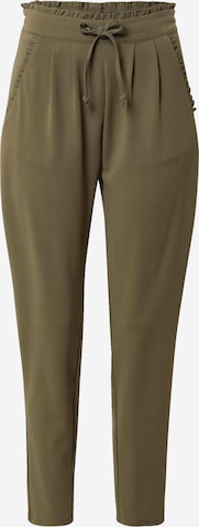 JDY Pleat-Front Pants 'Catia' in Green: front