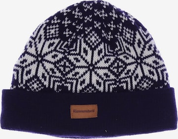 HAMMERSCHMID Hat & Cap in One size in Blue: front