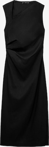 MANGOHaljina 'AMBER' - crna boja: prednji dio