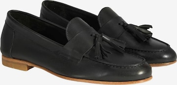 Desa Mocassins 'Slip-Ons' in Zwart: voorkant