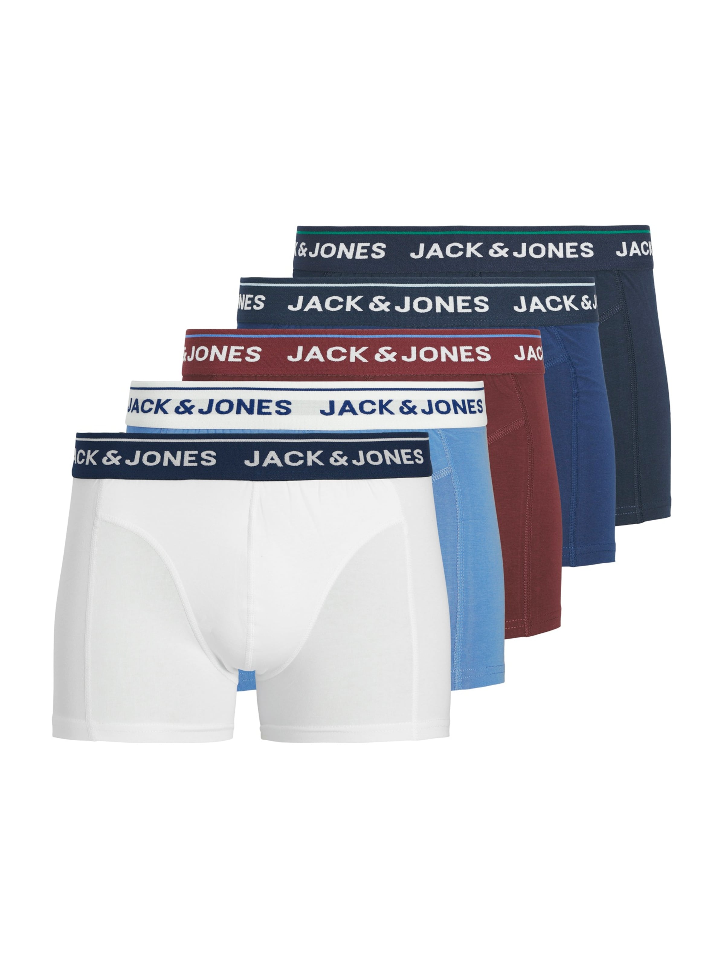 JACK & JONES Boxershorts 'JACBRANCO' i blå: framsida