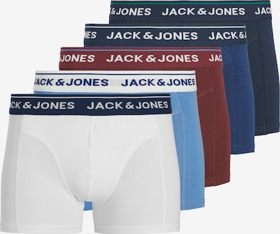 JACK & JONES Bokserishortsit 'JACBRANCO' koossa XS värissä sininen / laivastonsininen / vaaleansininen / burgundin punainen / valkoinen, Tuotenäkymä