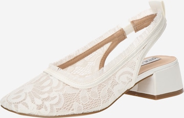 Décolleté sling 'Smitten' di STEVE MADDEN in bianco: frontale