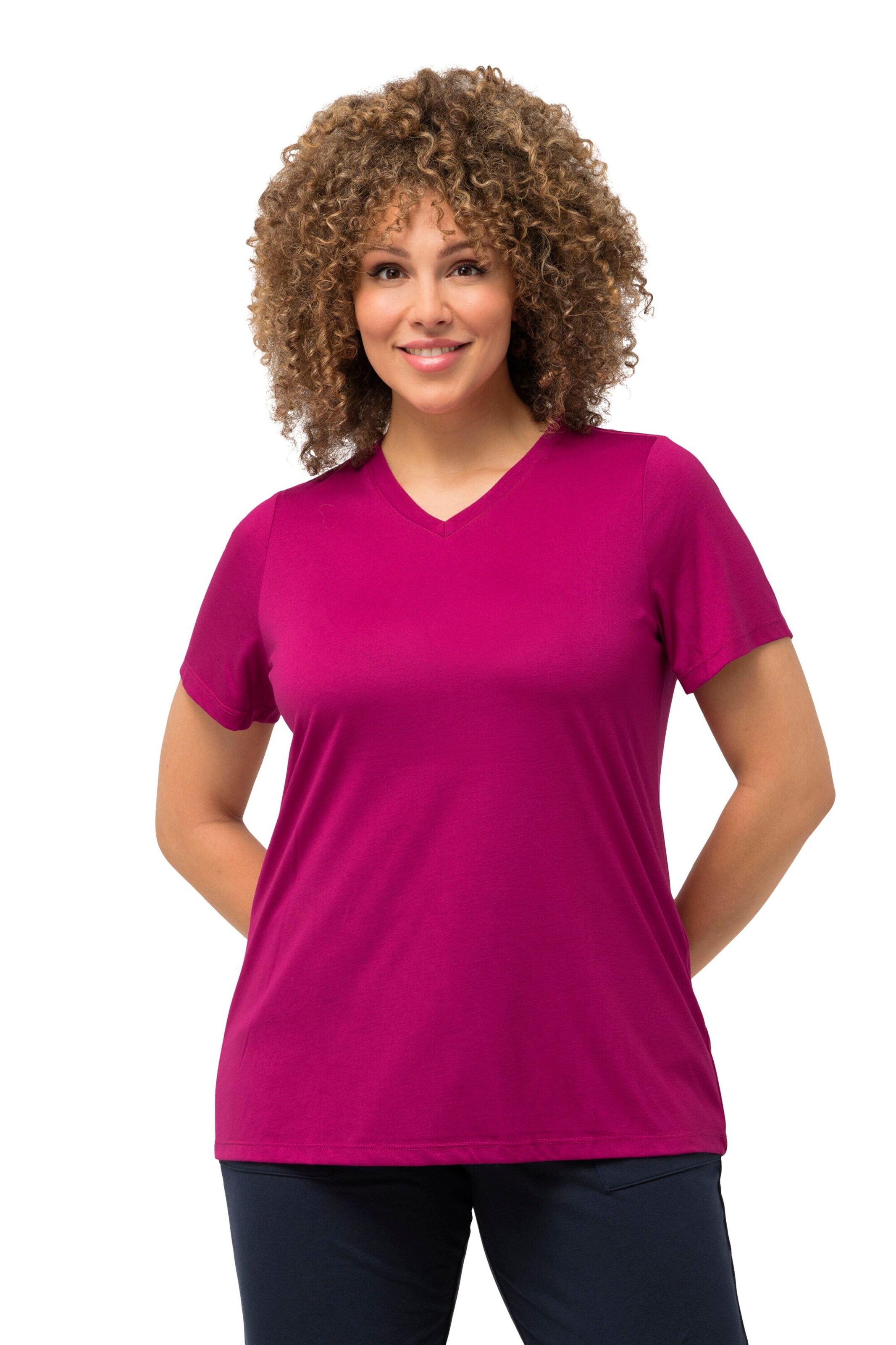 Ulla Popken Shirt in Pink: front