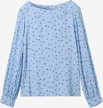 TOM TAILOR Blouse in Blauw: voorkant