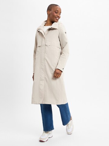 Didriksons Raincoat 'Isolde' in White: front