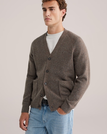 WE Fashion Knit cardigan in Grey: front