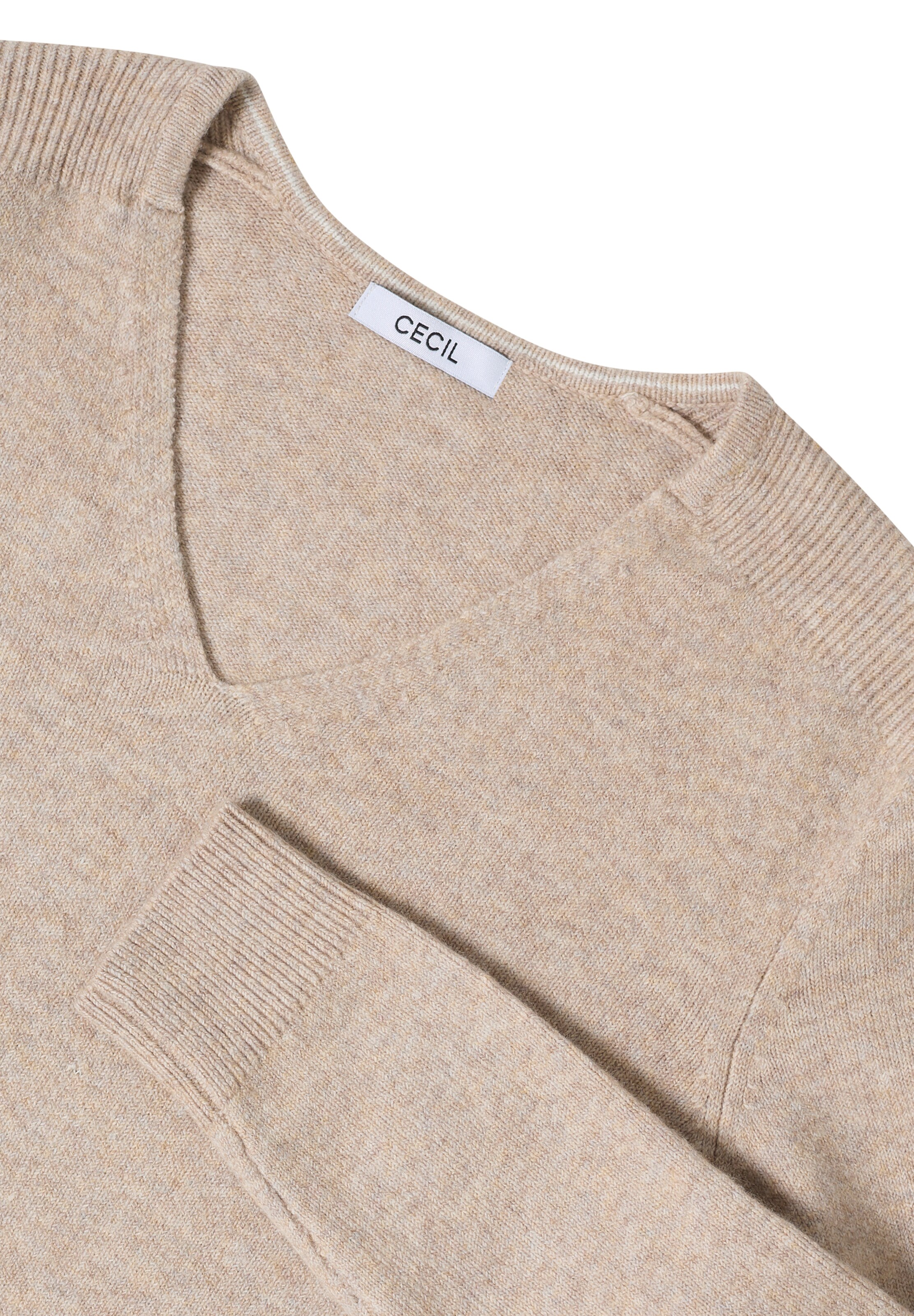 CECIL Pullover in Beige