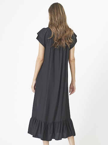 Robe 'Sunrise' co'couture en noir