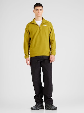 THE NORTH FACE Športen pulover 'GLACIER' | zelena barva