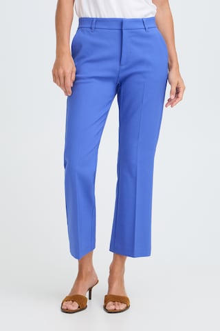PULZ Jeans Regular Stoffhose ' PZBindy ' in Blau: Vorderseite