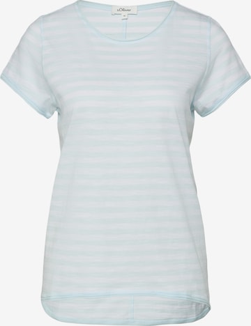 T-shirt s.Oliver en blanc : devant