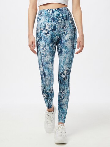 Bally Skinny Leggings in Blau: predná strana