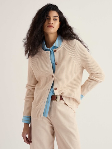 Seasalt Cornwall Cardigan 'Potters Meadow' i beige: forside