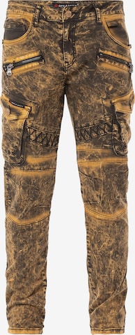 CIPO & BAXX Regular Jeans in Brown: front