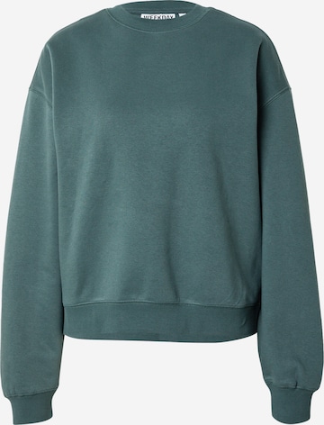 Felpa 'Essence Standard' di WEEKDAY in verde: frontale