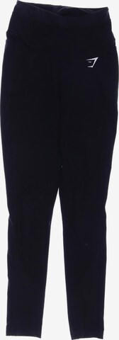 GYMSHARK Pants in XS in Black: front