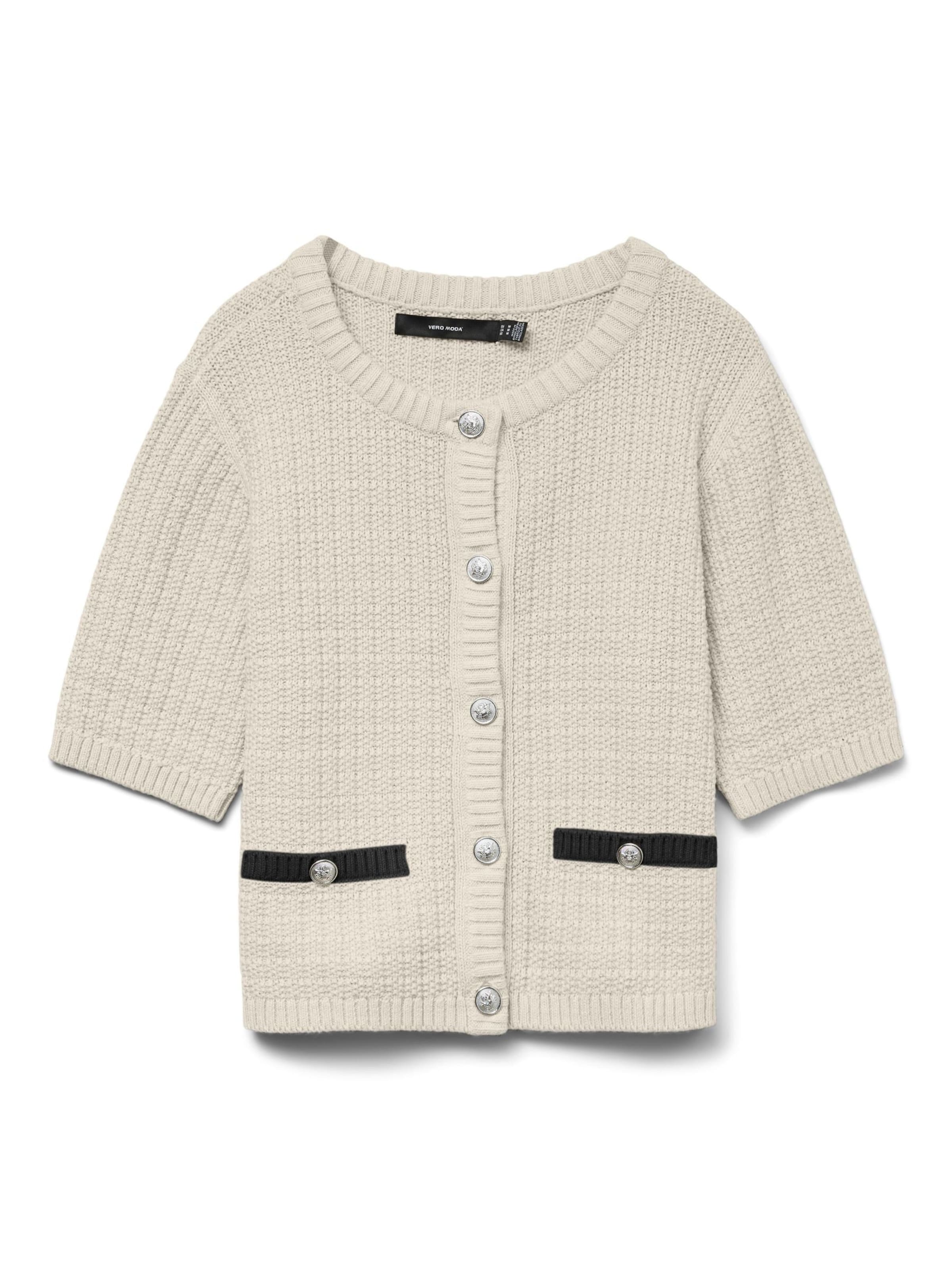 VERO MODA Cardigan 'VMHarper' i beige: forside