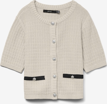 VERO MODA Strickjacke 'VMHarper' in Beige: Vorderseite