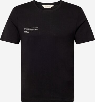 Hailys Men T-Shirt 'Simon' in Schwarz: front
