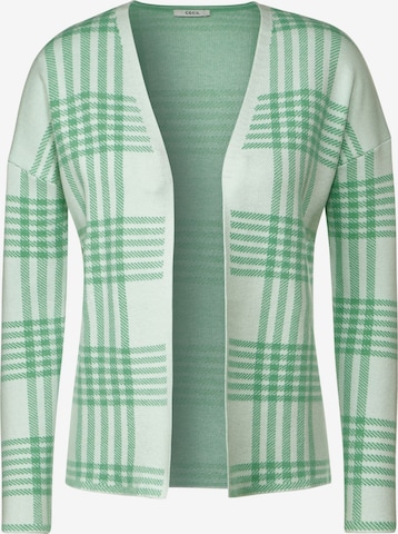 CECIL Knit Cardigan in Green: front