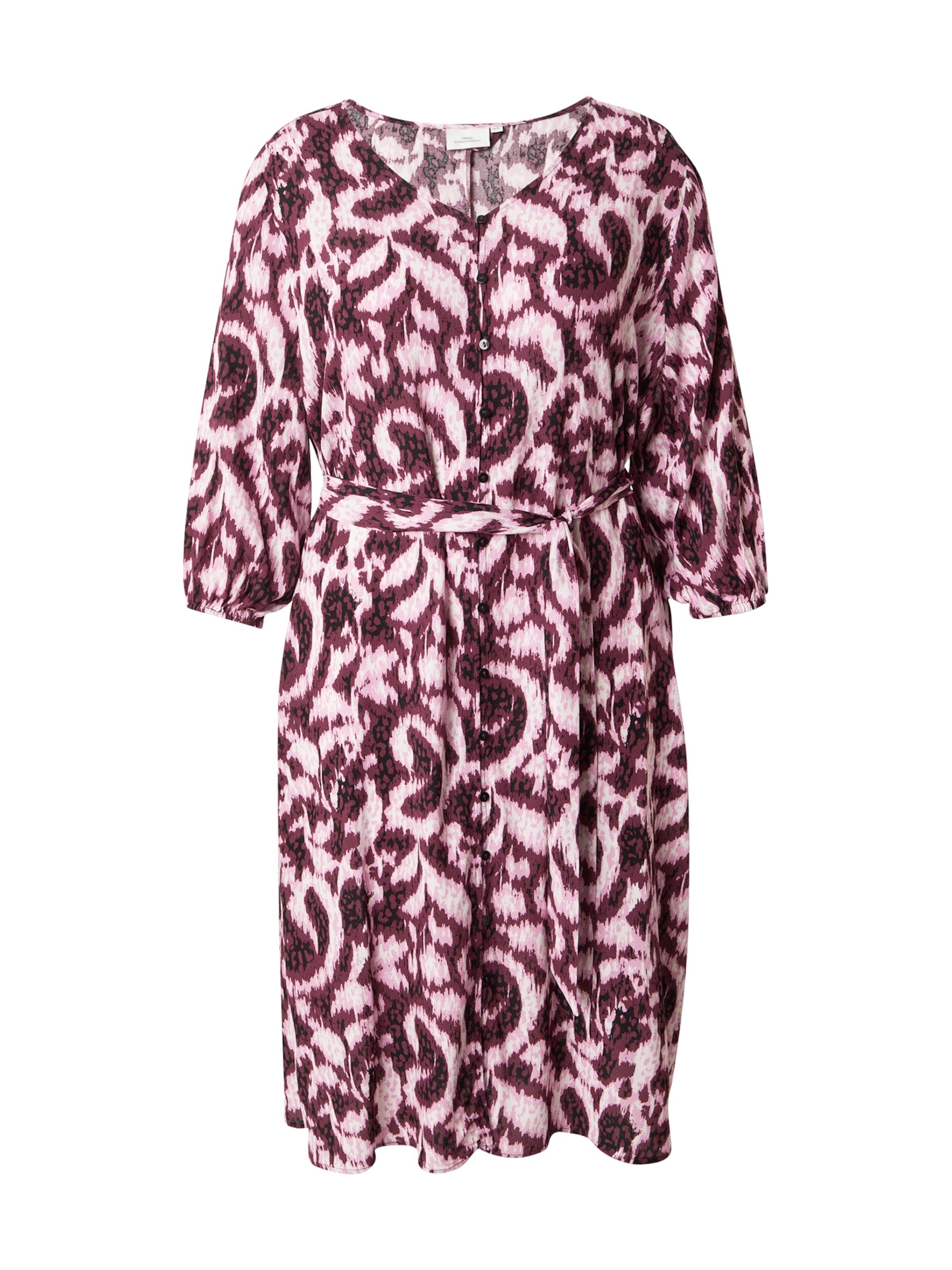 Rochie tip bluză 'CARTYLA' de la ONLY Carmakoma pe mov: față