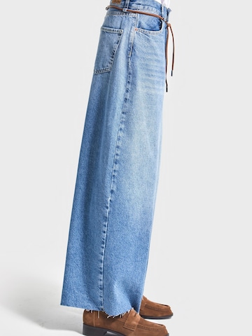 IT'S BASIC Loosefit Jeans 'Loose Mid Rise Jeans (Lenght 26)' in Blauw