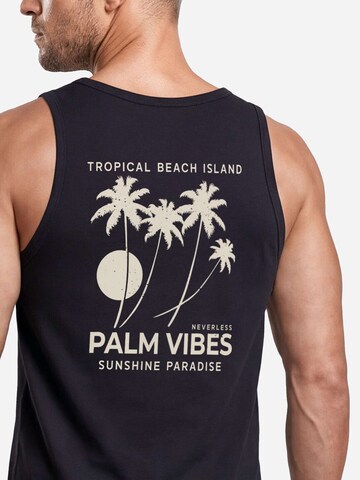 Neverless Shirt 'Palm Vibes' in Black