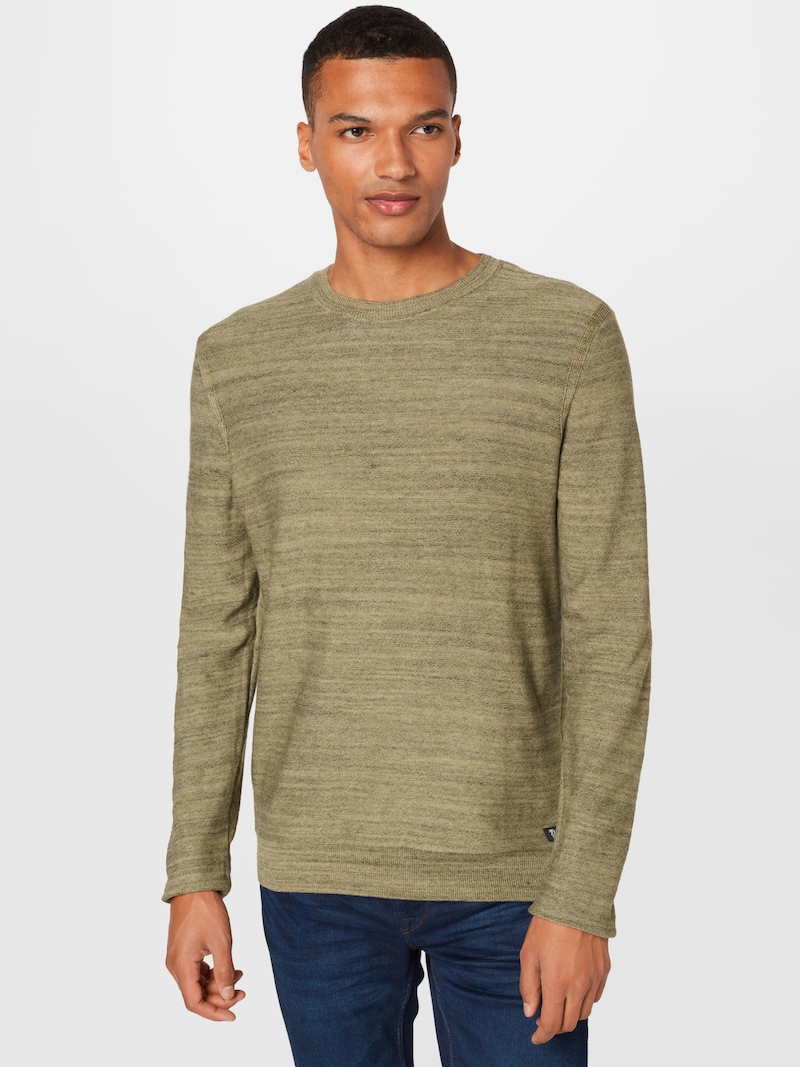 Sweaters & Cardigans TOM TAILOR DENIM Crew-necks Mottled Green