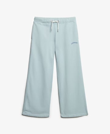 Wide Leg Pantalon 'Essential' Superdry en bleu
