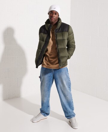 Superdry Winter Jacket 'Code' in Green