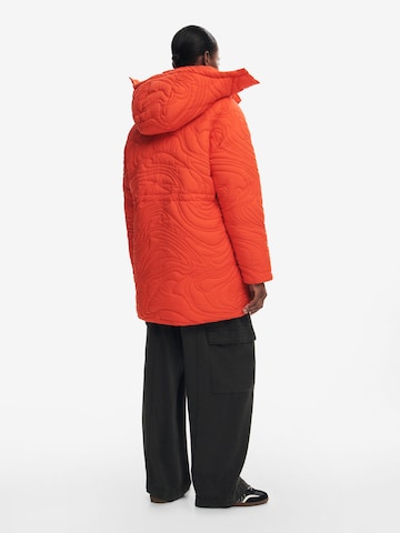 Desigual Übergangsjacke in Orange