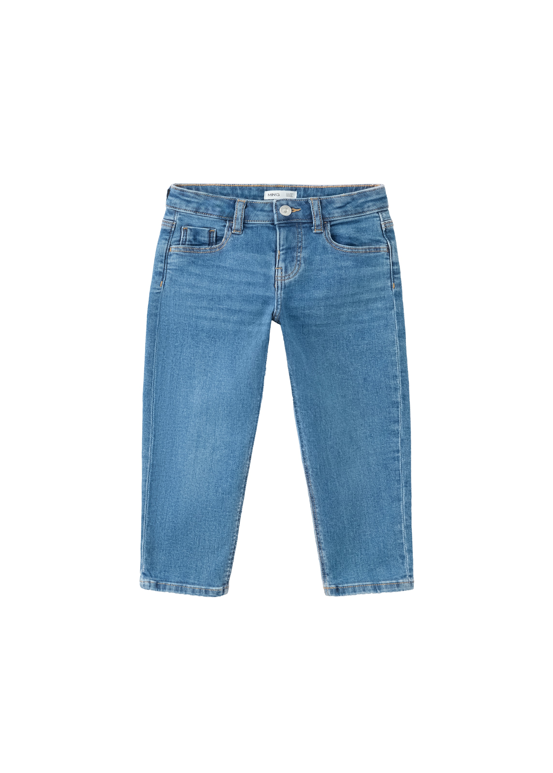 Jean 'DIEGO' MANGO KIDS en bleu : devant