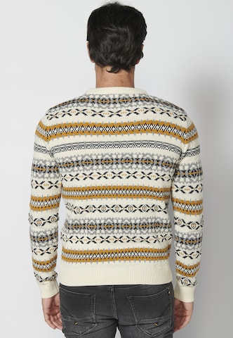 KOROSHI Sweater 'Punto' in White