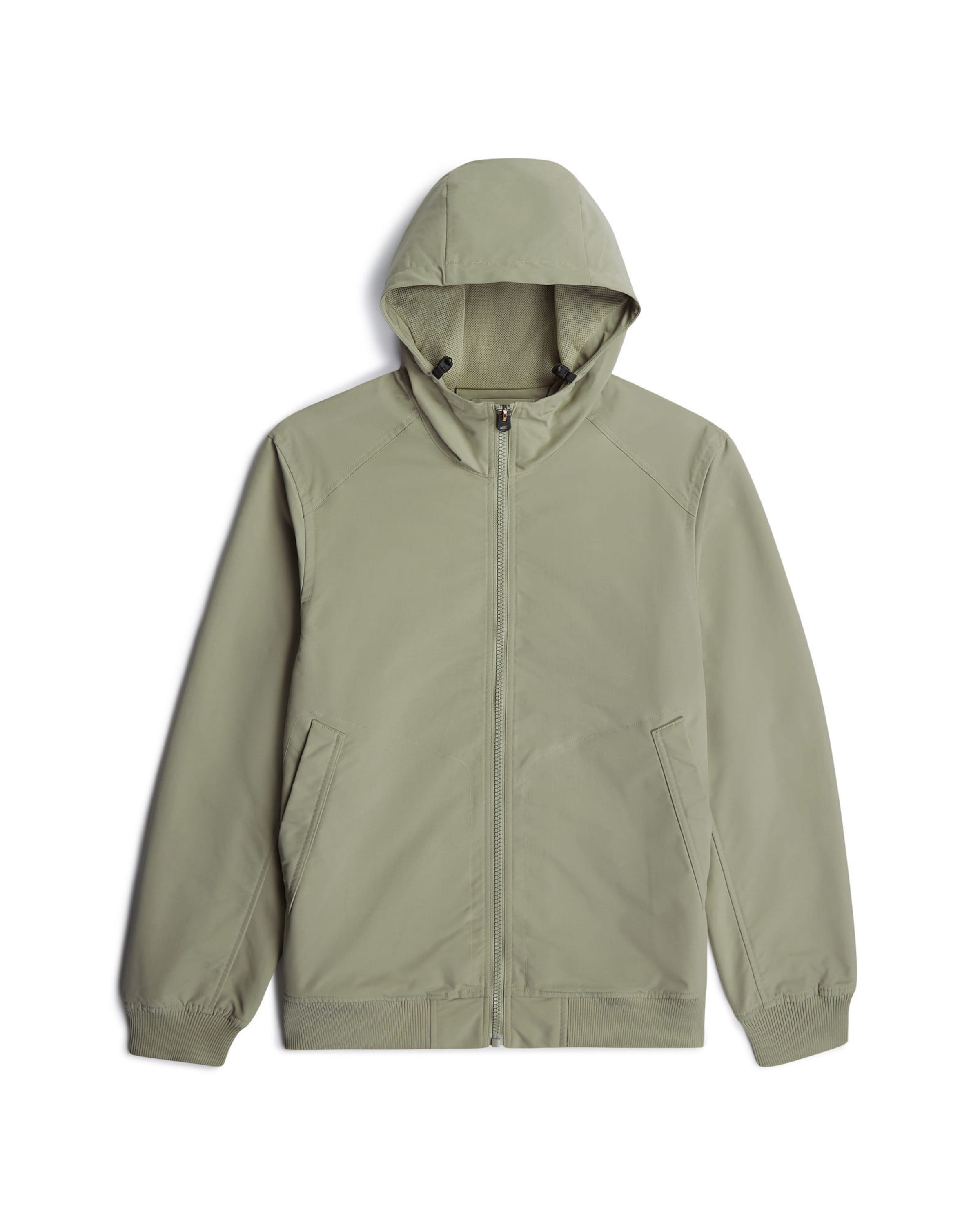 G-STAR Between-Season Jacket 'Track Hooded Jacket' in Beige: front