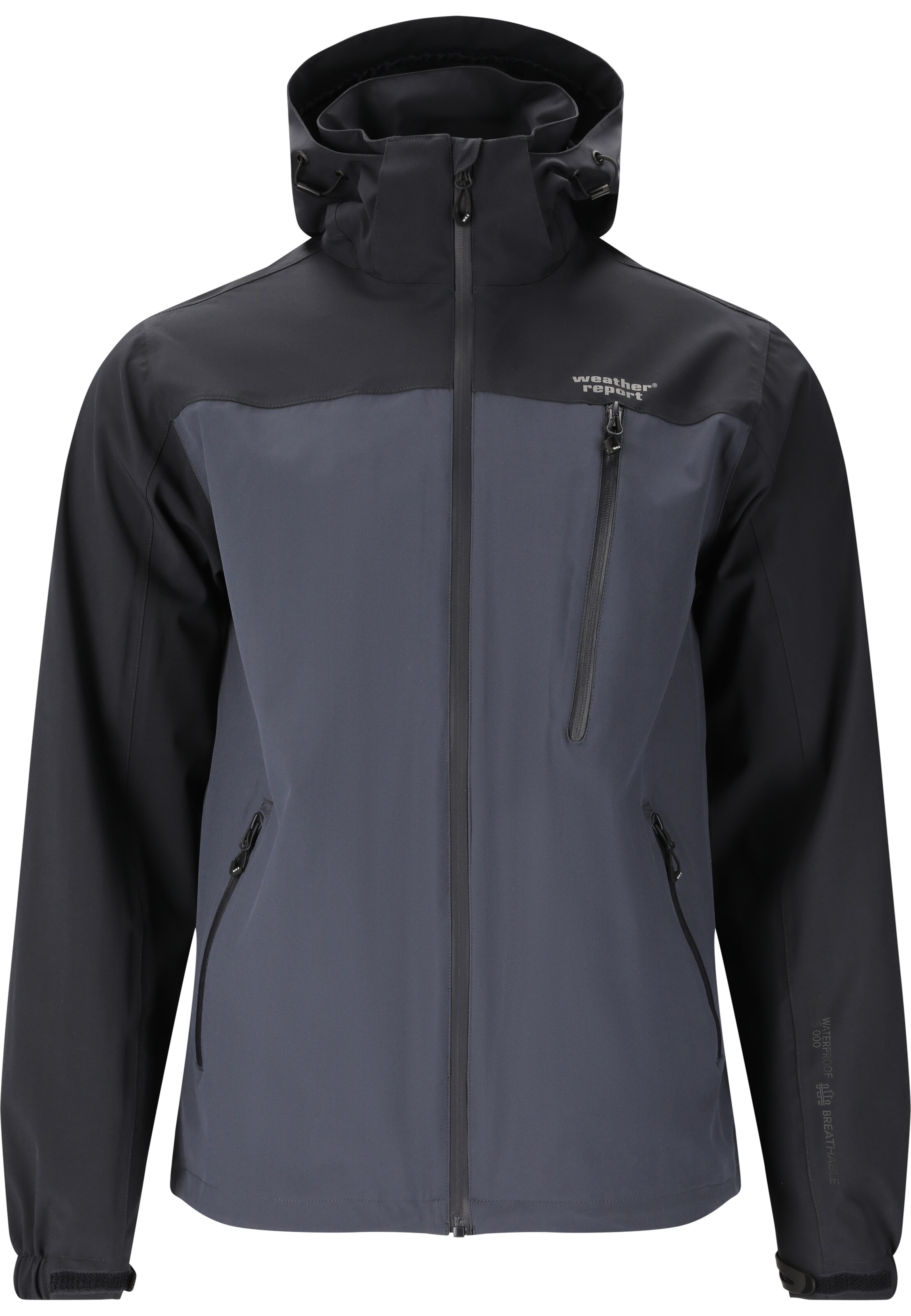 Weather Report Outdoor jacket 'DELTON' in Blue: front