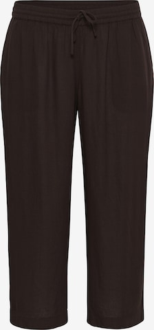 KAFFE CURVE Trousers 'KCmille' in Brown: front